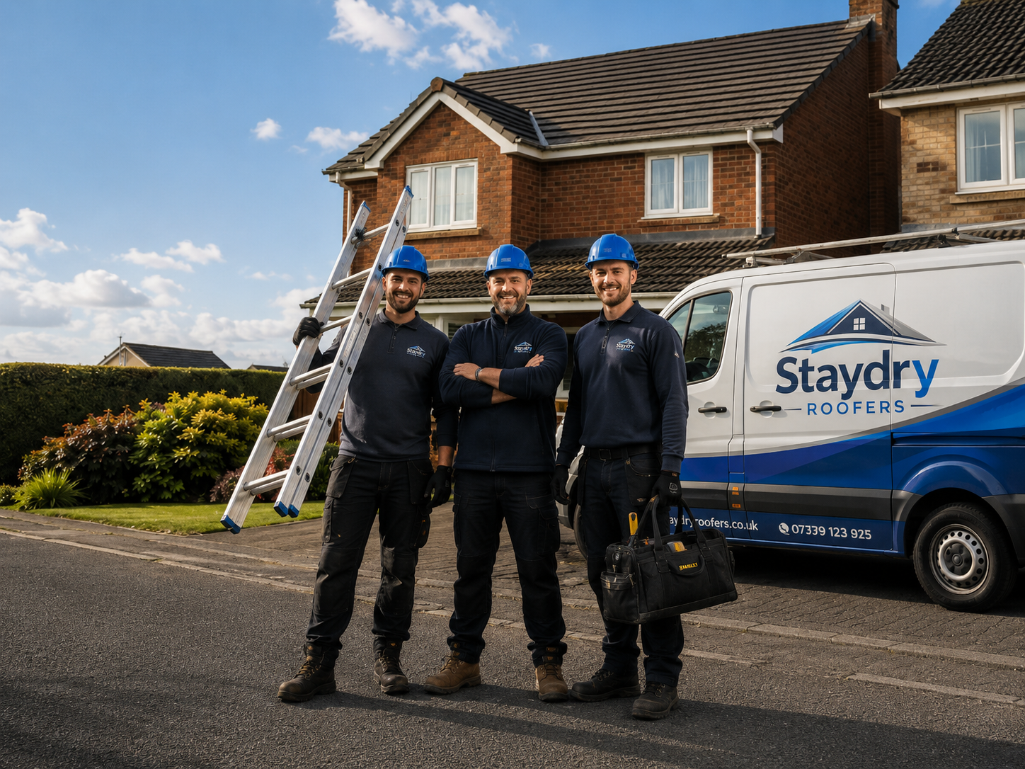 Staydry Roofers team